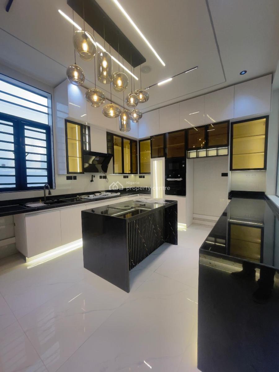 Luxurious 5 Bedroom Fully Detached Duplex with Bq, Pool, Cinema, Chevron Toll Gate, Lekki, Lagos, Detached Duplex for Sale