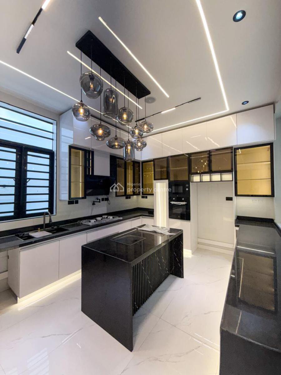 Luxurious 5 Bedroom Fully Detached Duplex with Bq, Pool, Cinema, Chevron Toll Gate, Lekki, Lagos, Detached Duplex for Sale