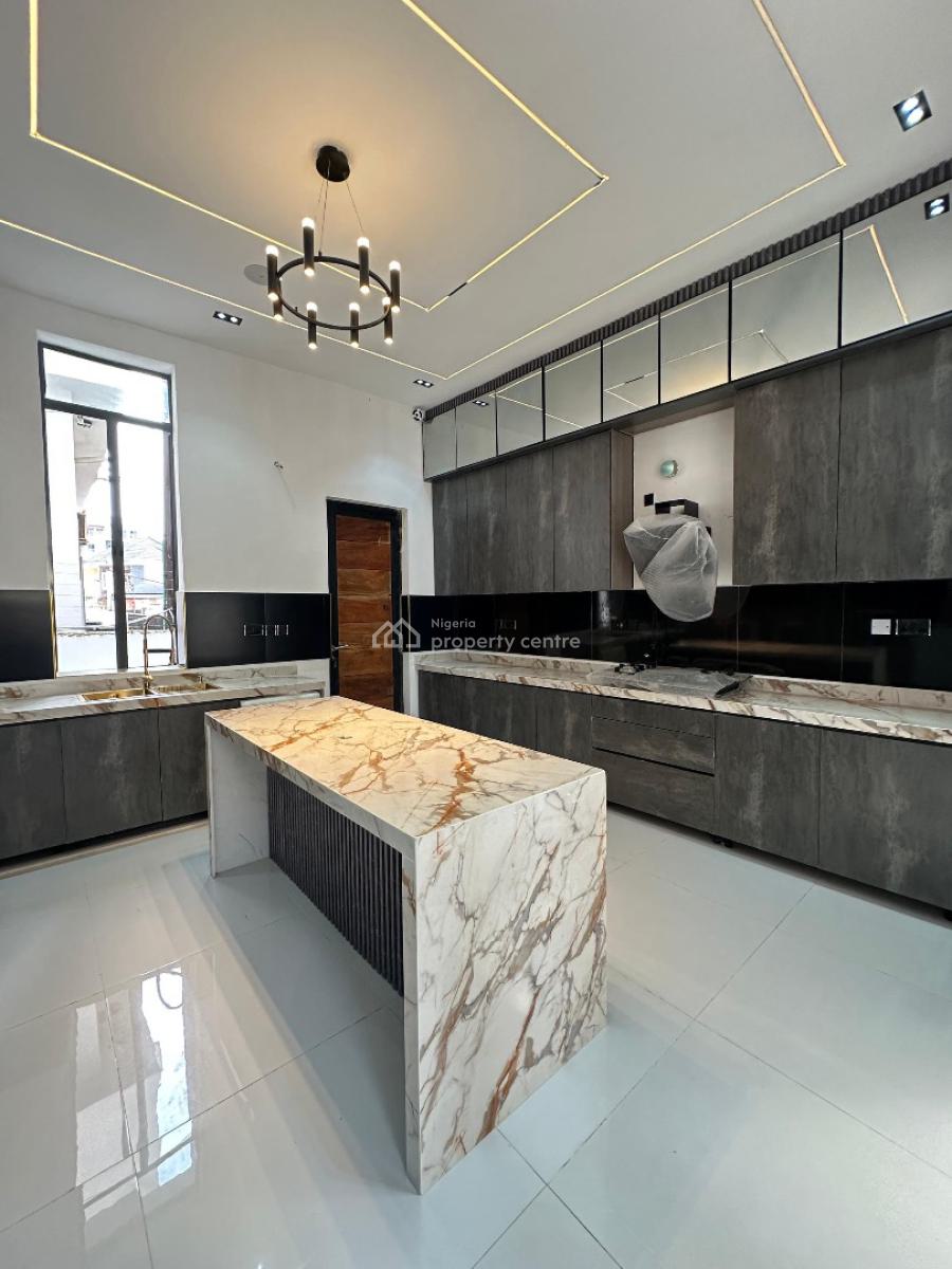 Gigantic Spacious 5 Bedroom Fully Detached Duplex with Bq and Pool, Chevron Toll Gate, Lekki, Lagos, Detached Duplex for Sale