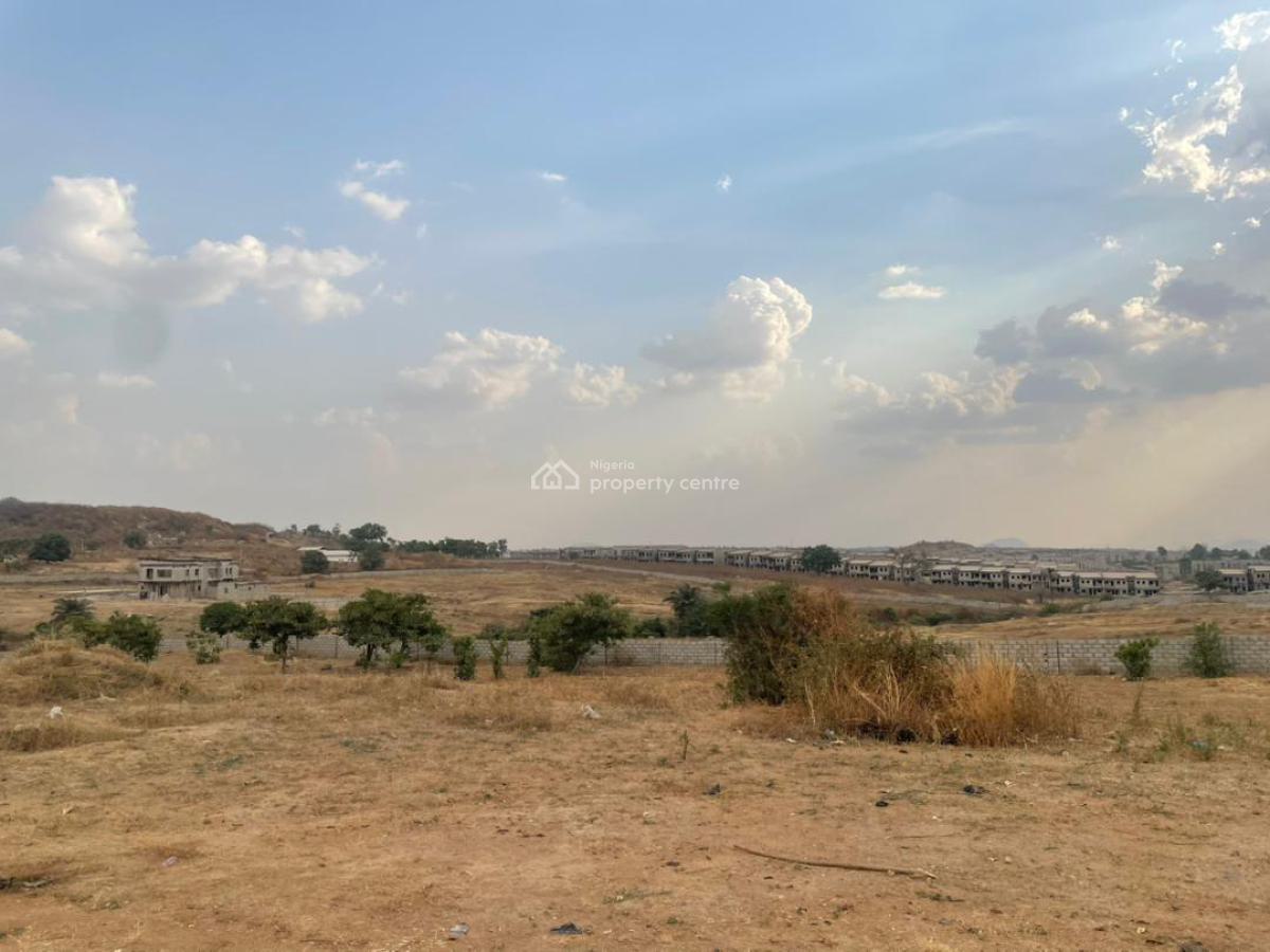 4 Bedroom Detached Duplex + Bq, Before Gilmore Construction Yard, Sharing Fence with Lufem Estate, Guz, Guzape District, Abuja, Residential Land for Sale