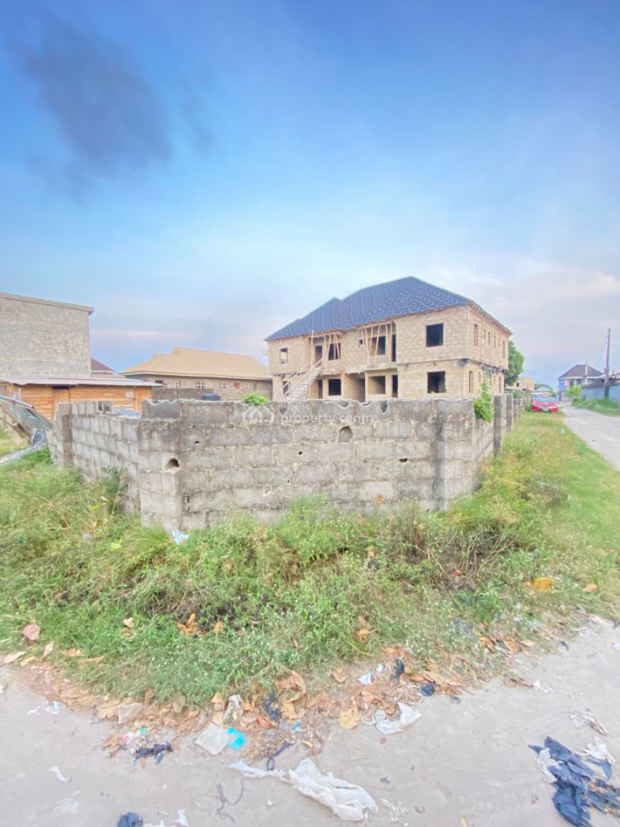 Good Deal !! 370sqm Fenced Cornerpiece Land with Cofo, Ogombo, Ajah, Lagos, Residential Land for Sale