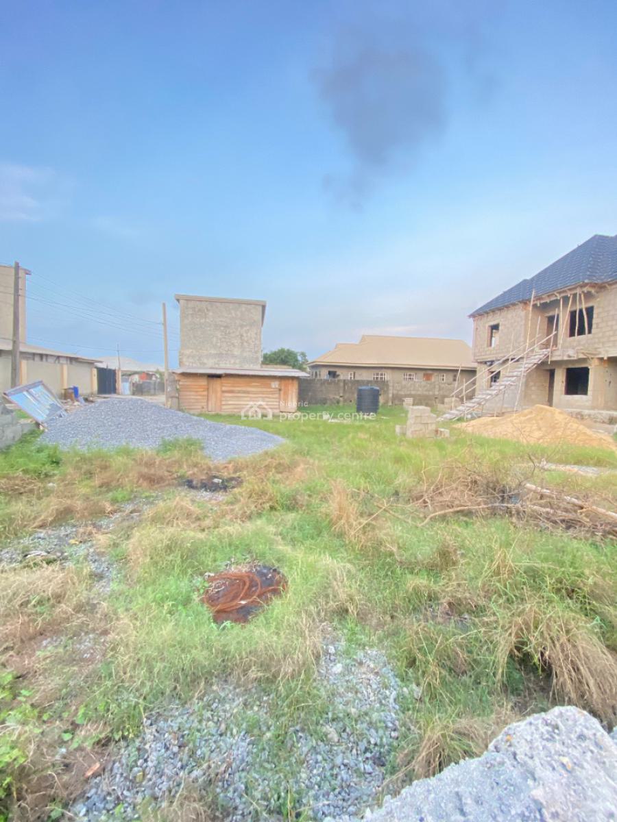 Good Deal !! 370sqm Fenced Cornerpiece Land with Cofo, Ogombo, Ajah, Lagos, Residential Land for Sale
