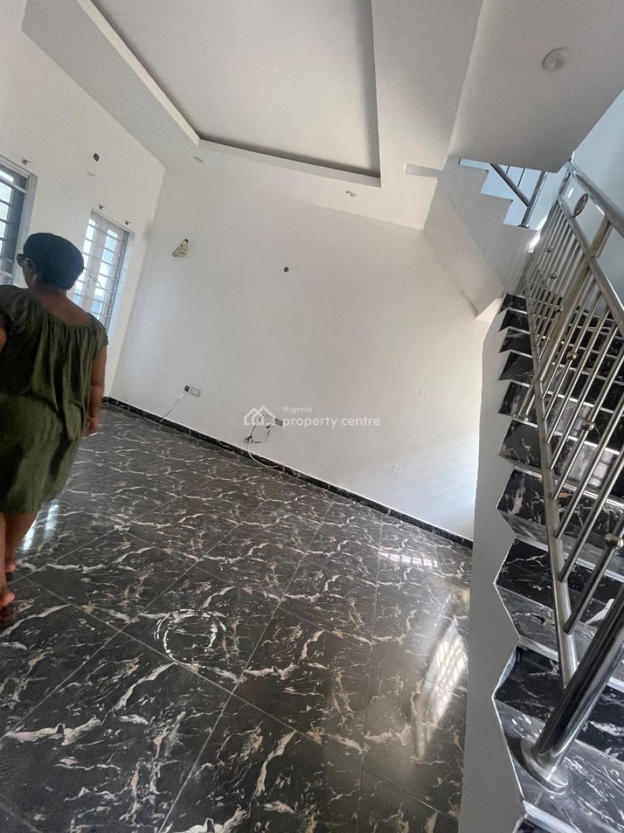 2 Bedroom Terrace Duplex Plus 1 Room Bq Downstairs, Located Inside Call to Access Estate,2 People in The Compound,and Good, Sangotedo, Ajah, Lagos, Terraced Duplex for Rent
