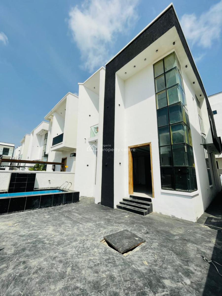 Luxury 4 Bedroom Fully Detached Duplex with Bq and Pool, Chevron, Lekki Phase 2, Lekki, Lagos, Detached Duplex for Sale