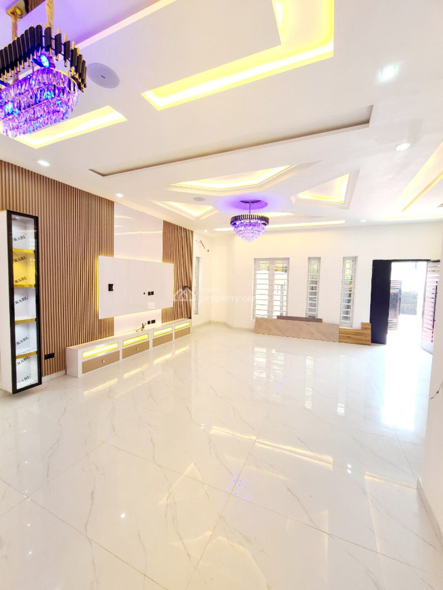 Brand New 5 Bedroom Detached Duplex with Cinema House & 1bq, Ikota Villa Estate, Ikota, Lekki, Lagos, Detached Duplex for Sale