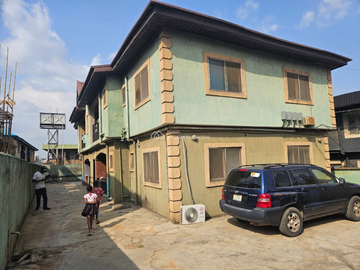 Stand5 Block of 4 Flats Comprises  of 4 Units of 2bed Room Flat All Ro, Off Iju Road, Iju, Ikeja, Lagos, Block of Flats for Sale