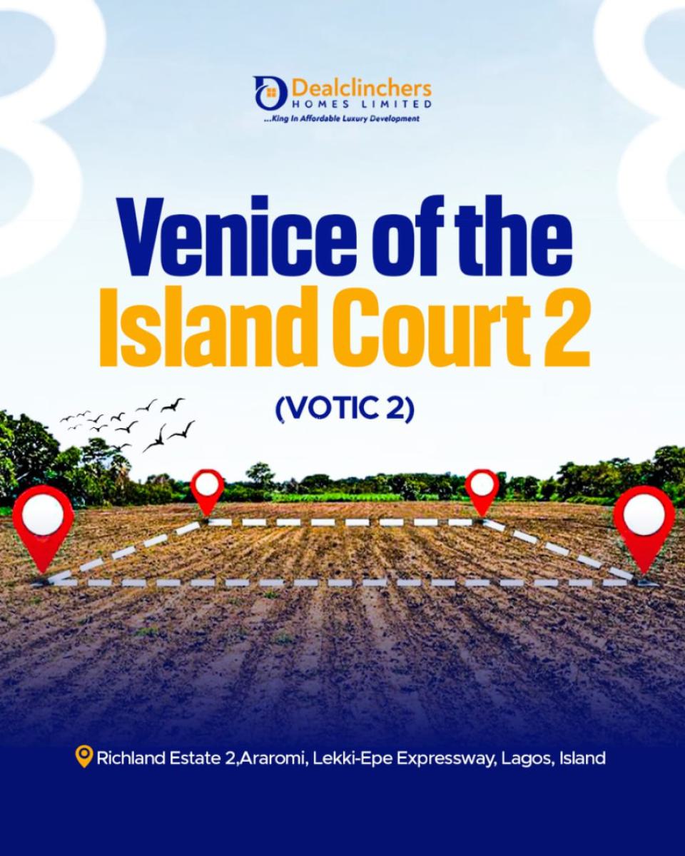 Plots of Residential Estate Land, Venice Lsland Court 2, Ibeju Lekki, Lagos, Residential Land for Sale