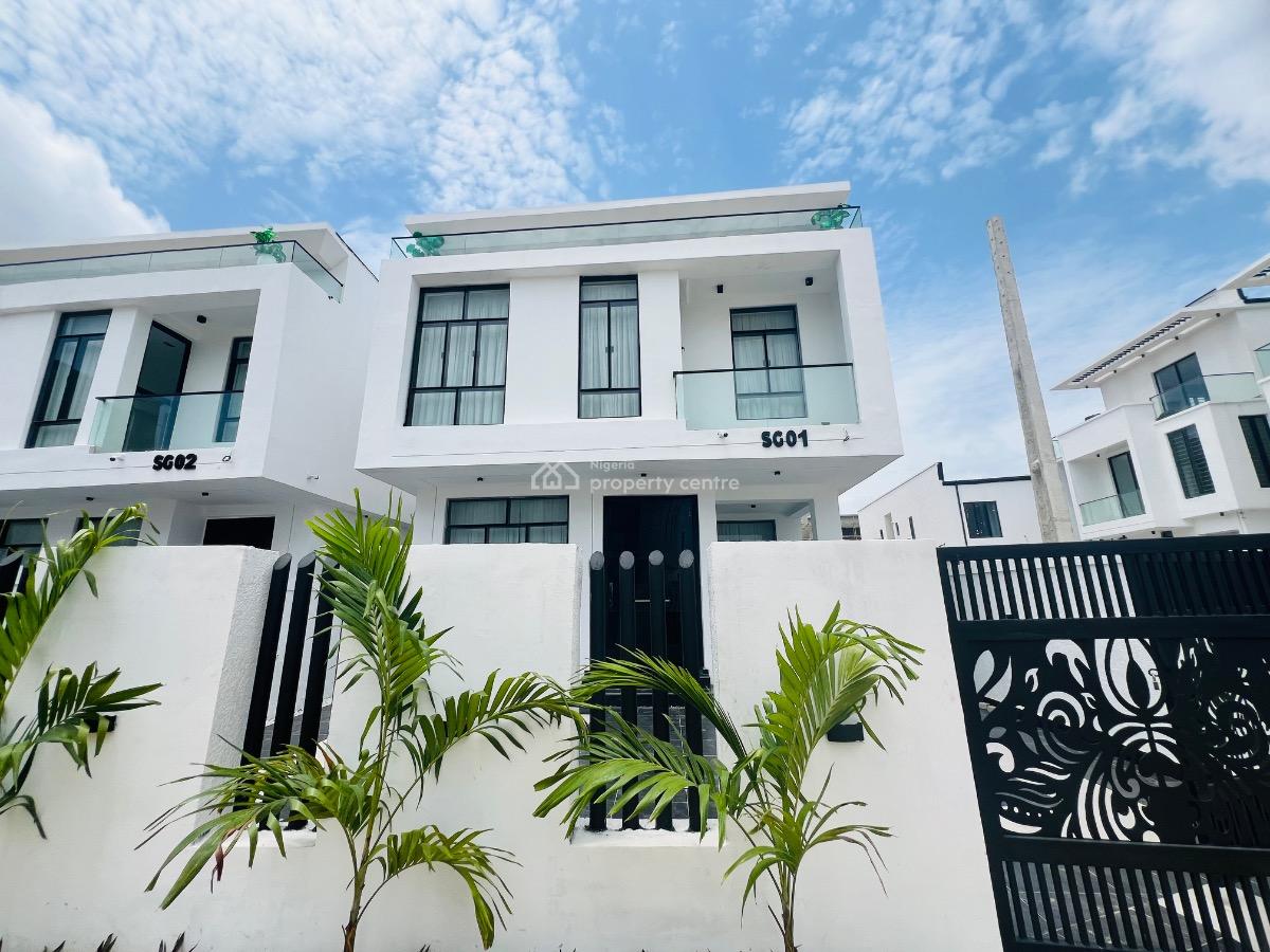 5 Bedroom Detached Duplex with Bq, Chevron Alternative, Lekki, Lagos, Detached Duplex for Sale