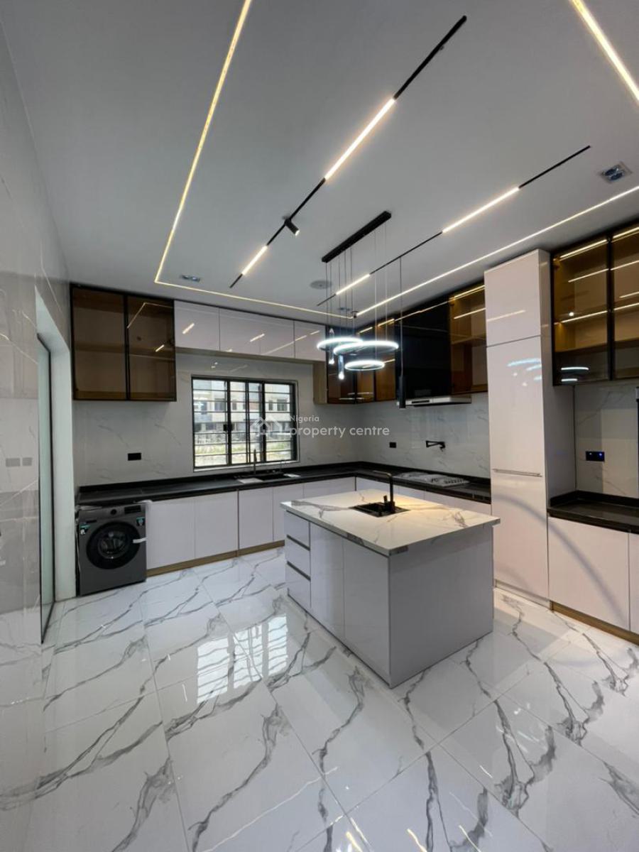 Luxury 5 Bedroom Fully Detached Duplex with a Bq, Cinema, Pool, Chevron Toll Gate, Lekki, Lagos, Detached Duplex for Sale