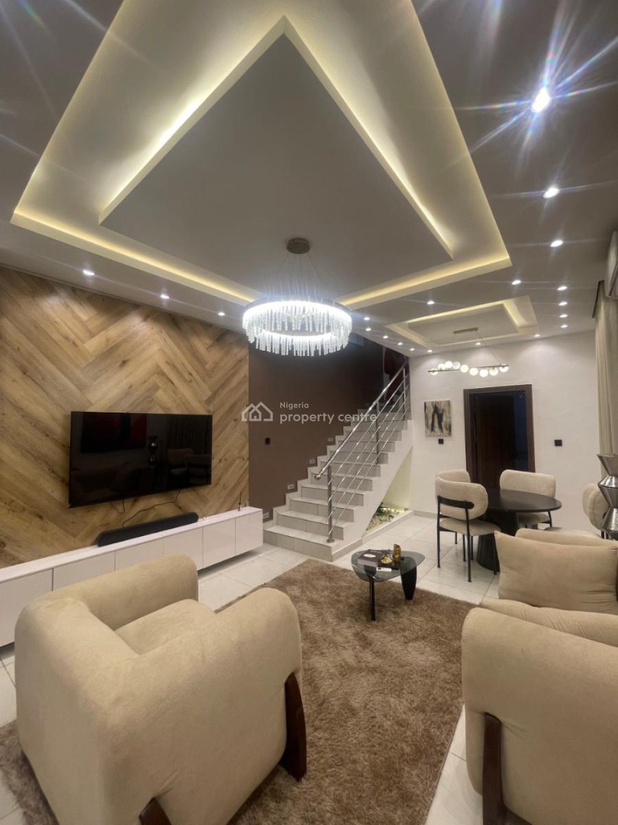 Luxury Fully Furnished 3 Bedroom Terrace Duplex with Excellent Facilit, Ochid, Lekki, Lagos, Terraced Duplex for Rent