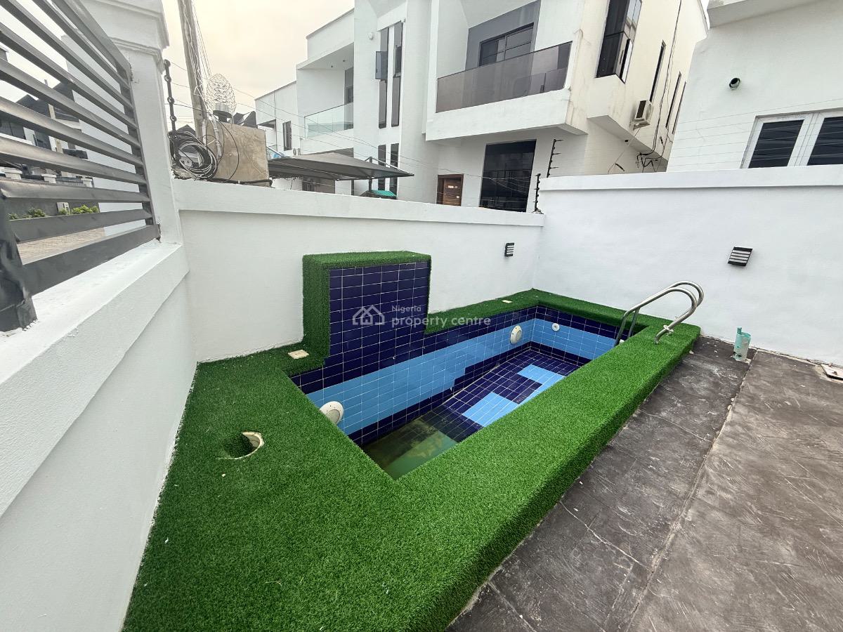 Luxury 4 Bedroom Fully Detached Duplex with a Pool and Bq, Orchid Road, Lekki, Lagos, Detached Duplex for Sale