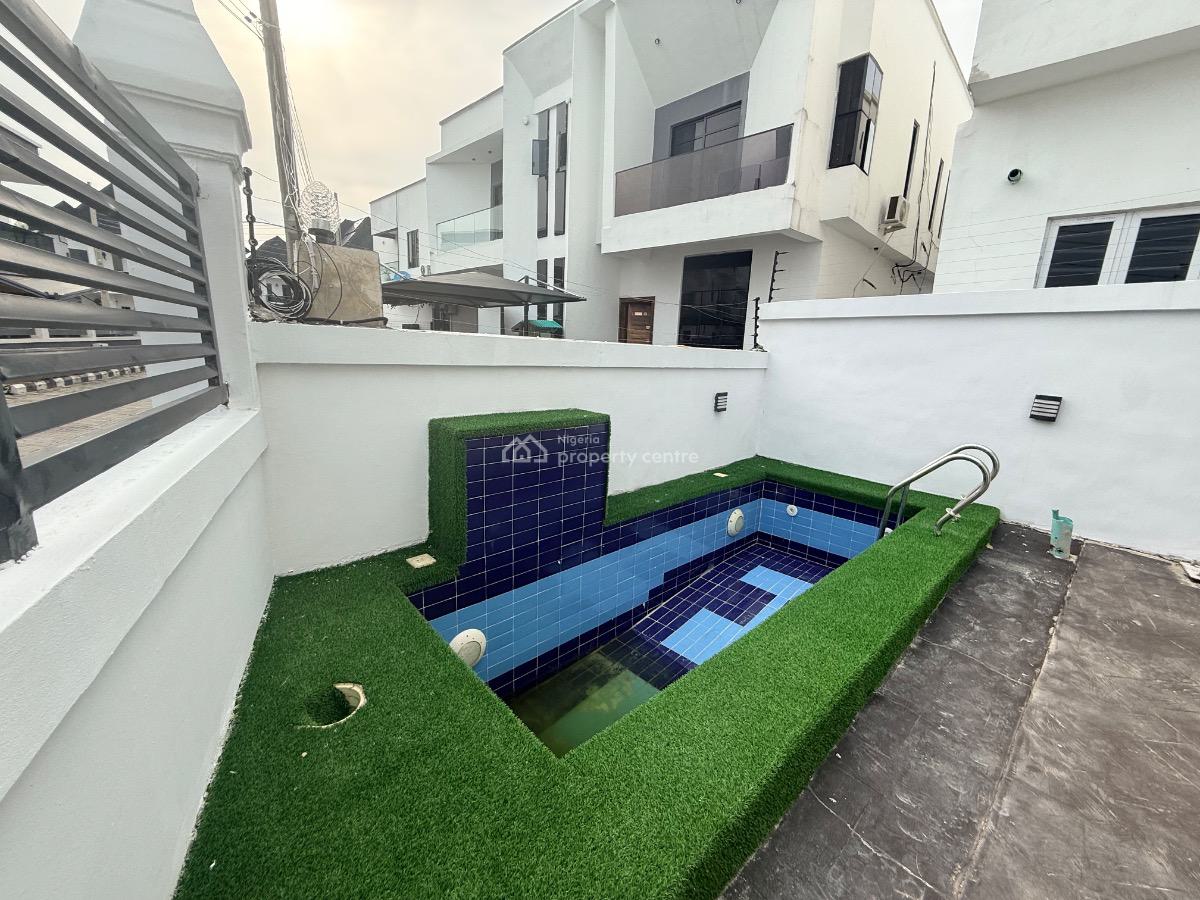Luxury 4 Bedroom Fully Detached Duplex with a Pool and Bq, Orchid Road, Lekki, Lagos, Detached Duplex for Sale