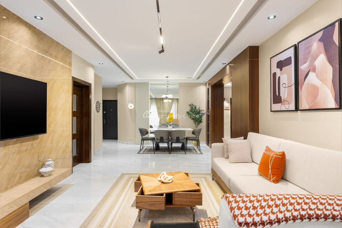Luxury 3-bedroom Apartment with Private Cinema and Karaoke, Fun and Comfy Living, Banana Island, Ikoyi, Lagos, Flat / Apartment Short Let