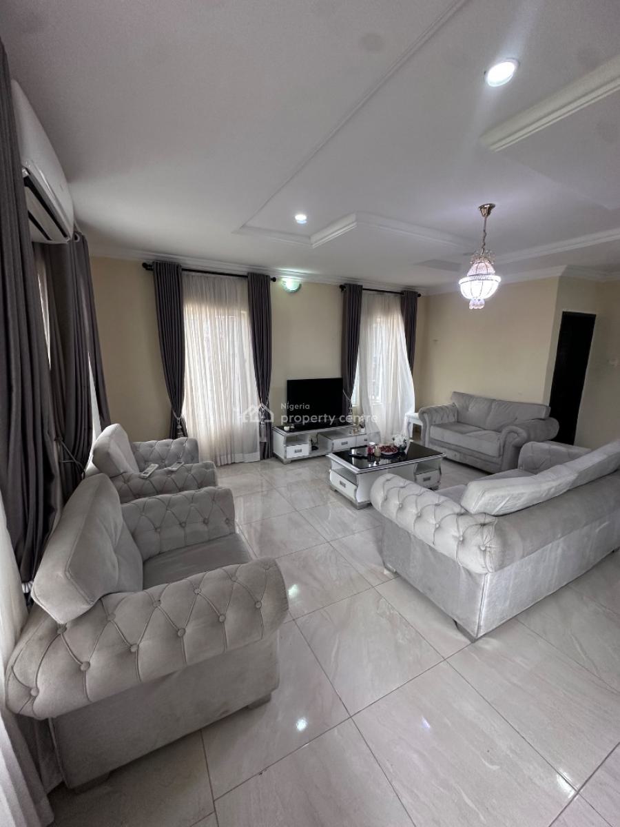 Spacious Furnished Apartment Upstairs, Whitesand Beach Estate, Ologolo, Lekki, Lagos, Flat / Apartment for Rent