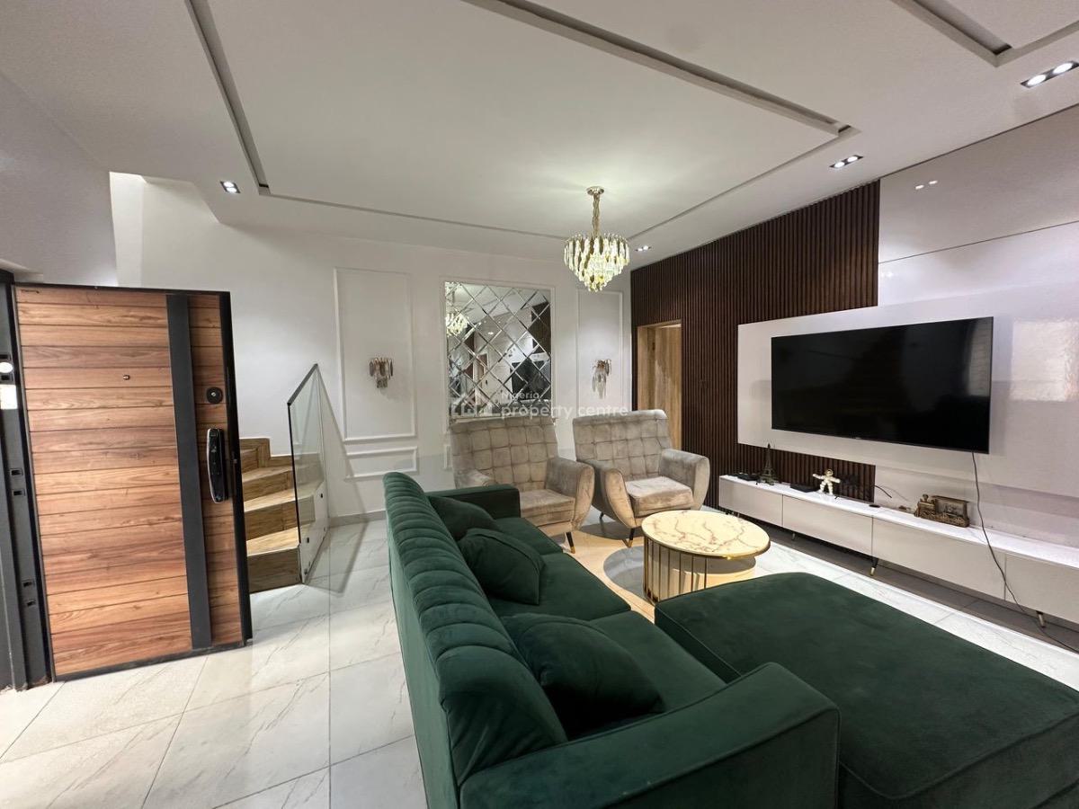 Deluxe 4 Bedroom Corner Piece Terraced Duplex with Pool in Elite Estat, Before Orchid Roundabout, Orchid Road By Lekki 2nd Toll Gate, Lekki, Lagos, Terraced Duplex for Sale