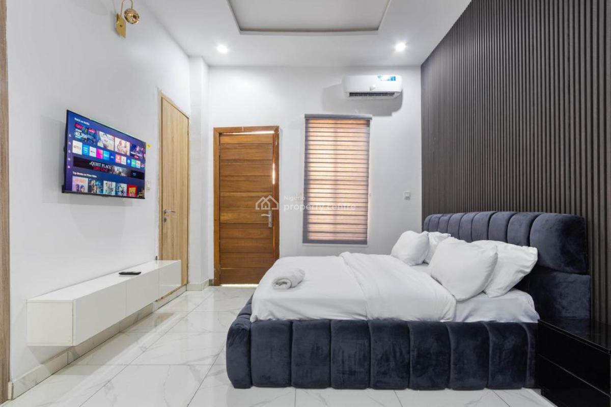 3 Bed Furnished As a 2 Bed with Cinema, Ikota, Lekki, Lagos, Terraced Duplex for Rent