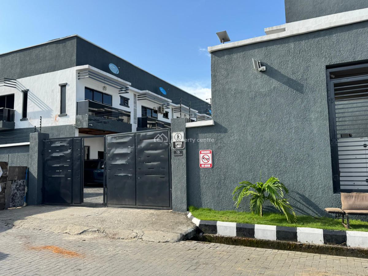 Fully Serviced 4 Bedroom Terrace Duplex, Osapa, Lekki, Lagos, Terraced Duplex for Rent