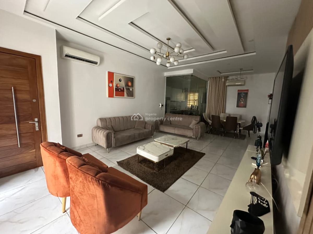 Furnished 2bdroom Apt in Chevron 24hrs Power, Chevron Drive, 2nd Toll Gate, Lekki Lagos Nigeria, Lekki, Lagos, Flat / Apartment for Rent