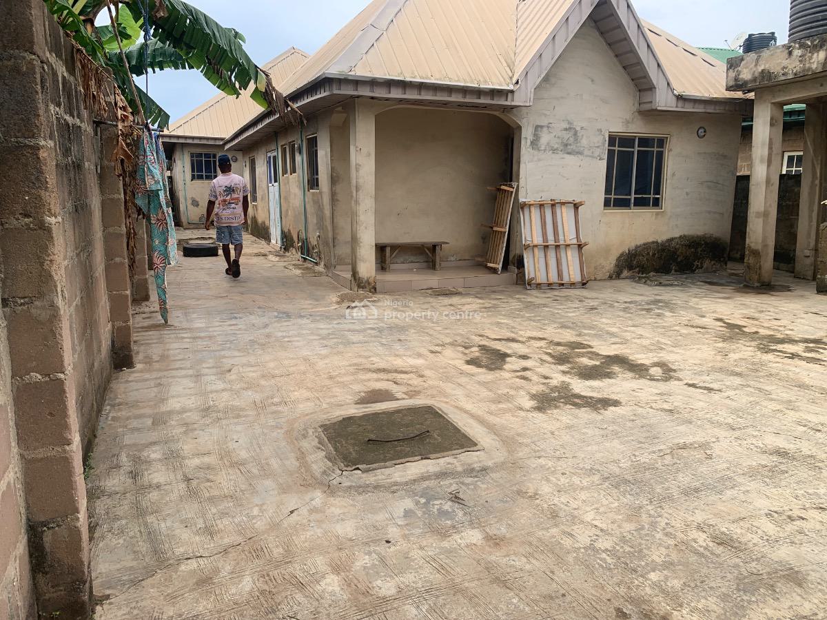 Well Maintained 3nos of Miniflat Plus Single Roomself Contained, Gas Line Road, Magboro, Ogun, Detached Bungalow for Sale