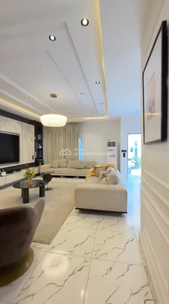 Smart Home Luxury Furnished 3-bedroom Terrace Duplex, Katampe Extension, Katampe, Abuja, Terraced Duplex for Rent