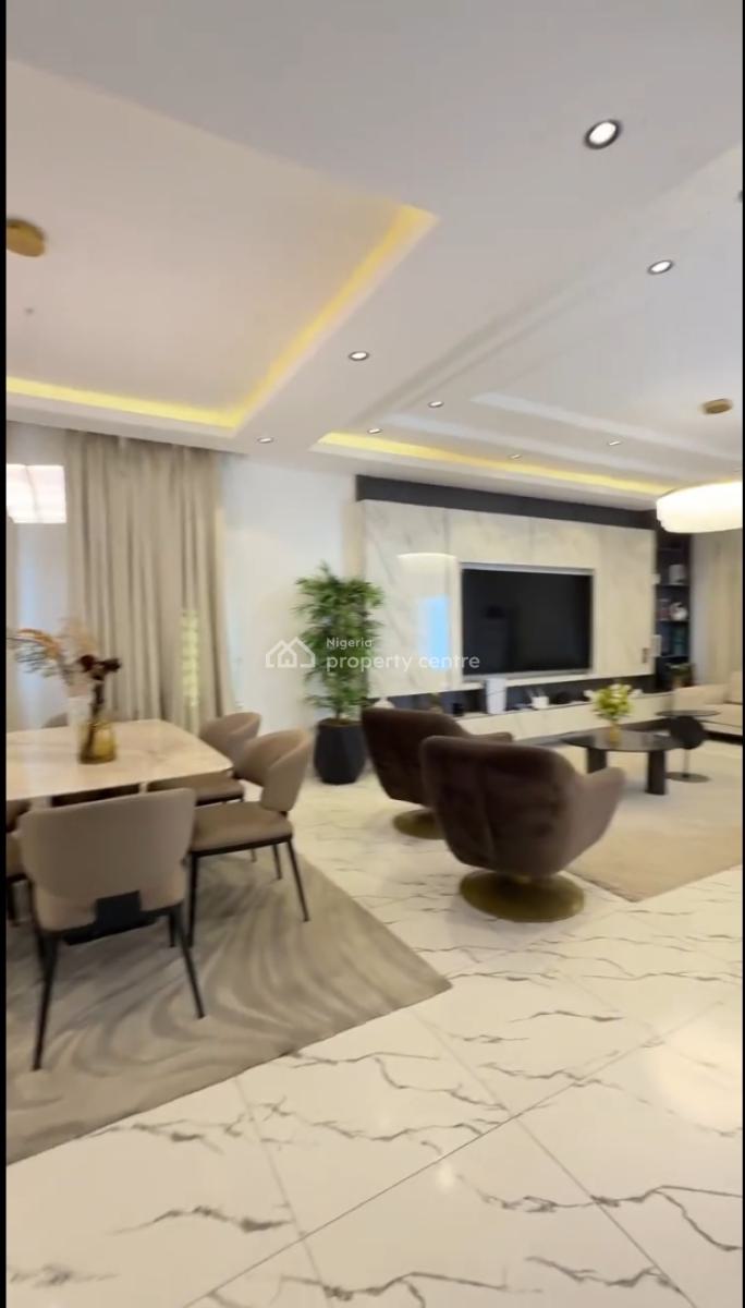 Smart Home Luxury Furnished 3-bedroom Terrace Duplex, Katampe Extension, Katampe, Abuja, Terraced Duplex for Rent