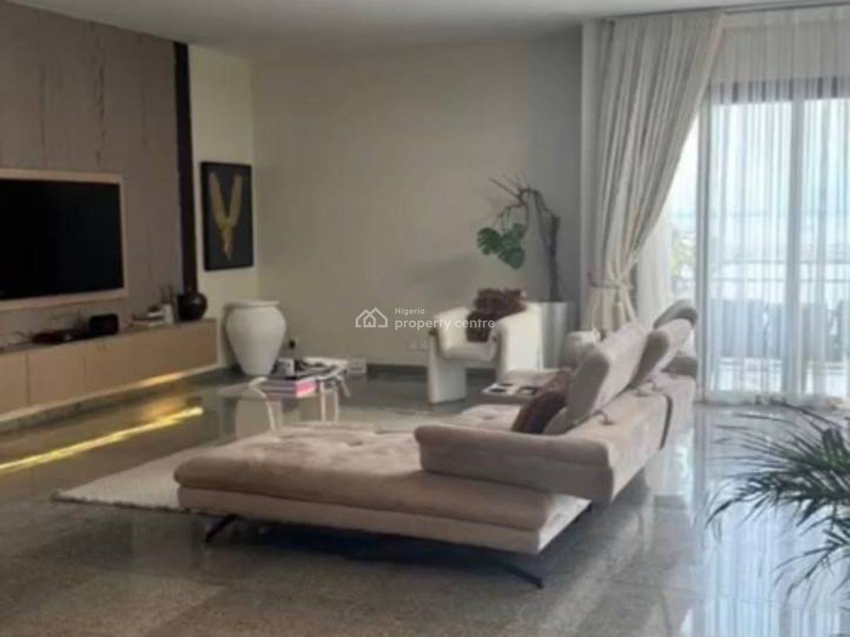 Fully Furnished Waterfront 3 Bedrooms, Banana Island Estate, Ikoyi, Lagos, Flat / Apartment for Rent