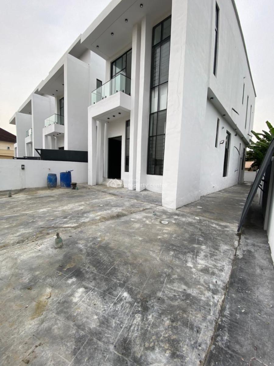 Luxury and Brand New 4 Bedroom Fully Detached Duplex with Bq, Very Secure and Gated Estate, Perfect Ambience, Zero Flooding, Sangotedo, Ajah, Lagos, Detached Duplex for Sale