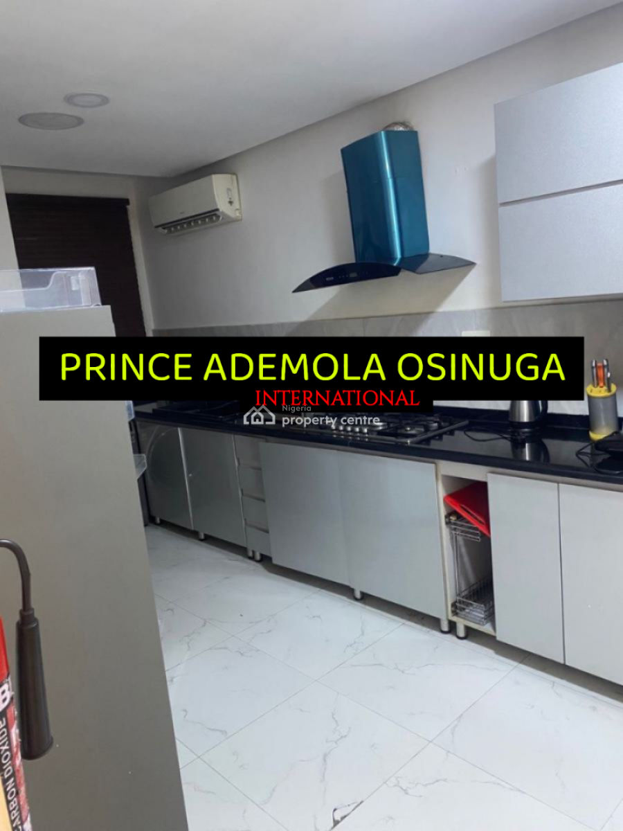 24hrs Deal! Well Furnished 3 Bedroom Apartment+ Bq+elevator Etc, Banana Island Estate Ikoyi, Banana Island, Ikoyi, Lagos, Flat / Apartment for Rent