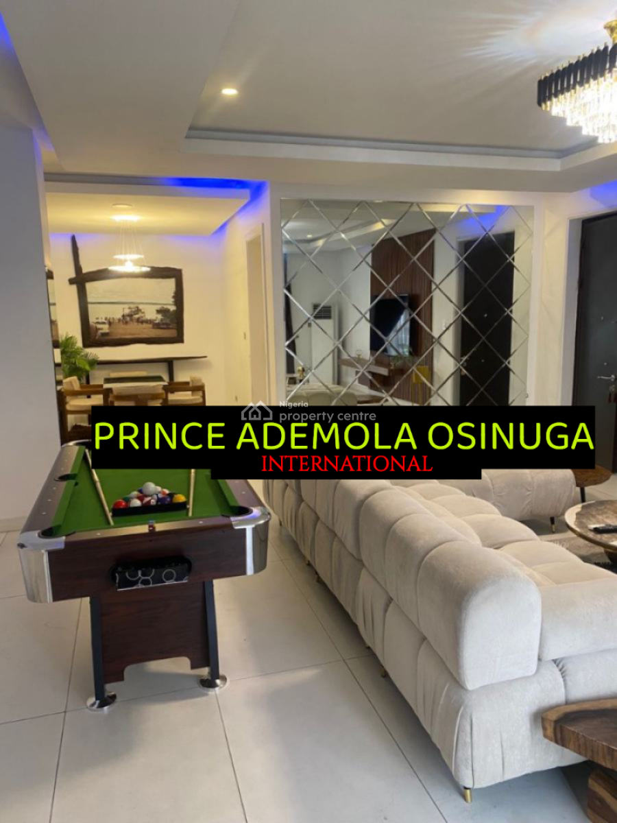 24hrs Deal! Well Furnished 3 Bedroom Apartment+ Bq+elevator Etc, Banana Island Estate Ikoyi, Banana Island, Ikoyi, Lagos, Flat / Apartment for Rent