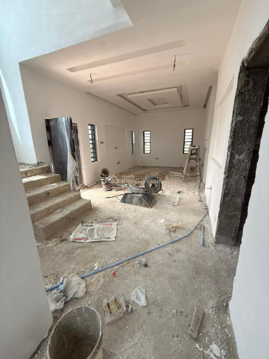 Standard Ensuit 4 Bedroom Fully Detach House (semi Finished) with Bq, Okun-ajah, Ajah, Lagos, Detached Duplex for Sale