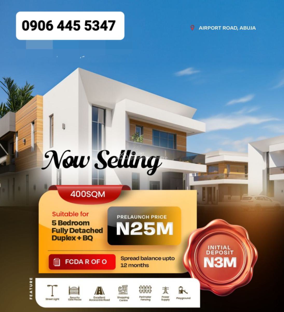 Plots & Hectares of Land at Hutu, Airport Road, Abuja (fct), Hutu District, Lugbe District, Abuja, Residential Land for Sale