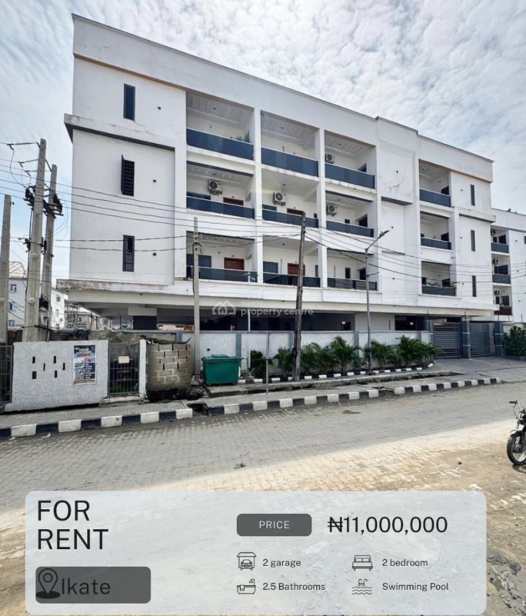 Beautiful Luxury 2 Bedroom Apartment, Ikate, Lekki, Lagos, House for Rent