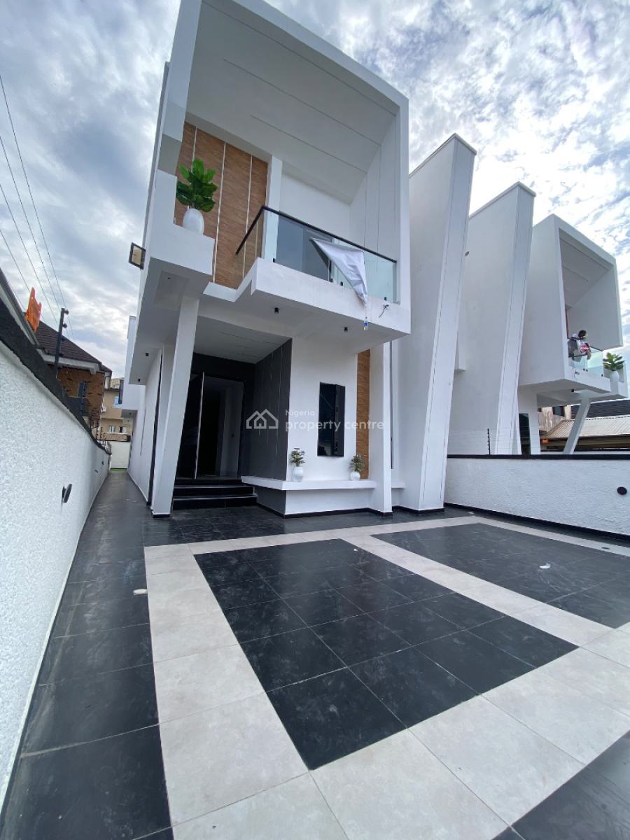 Newly Built 5bedroom Duplex Comes with Sweeping Plus Bq, Thamos Estate Before Abraham Adesanya Roundabout, Ajiwe, Ajah, Lagos, Detached Bungalow for Sale