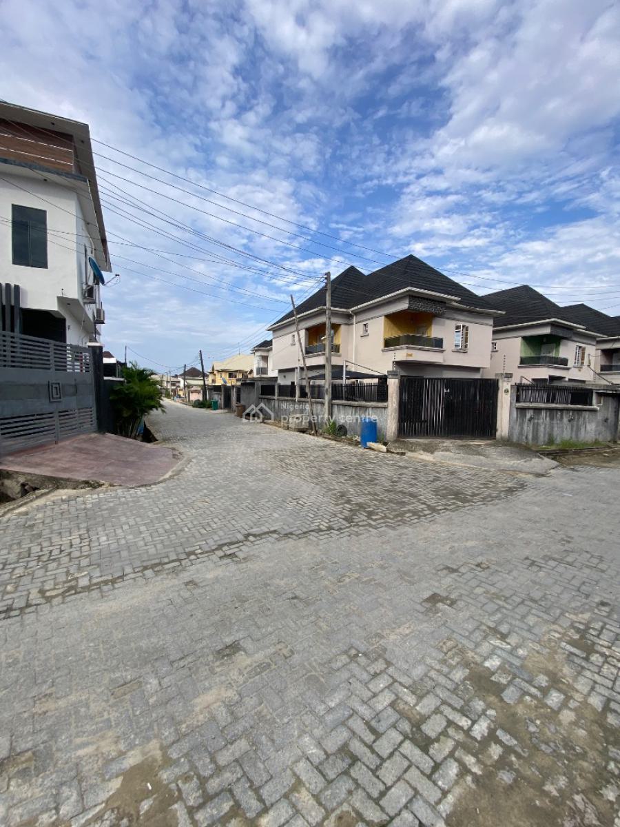Newly Built 5bedroom Duplex Comes with Sweeping Plus Bq, Thamos Estate Before Abraham Adesanya Roundabout, Ajiwe, Ajah, Lagos, Detached Bungalow for Sale