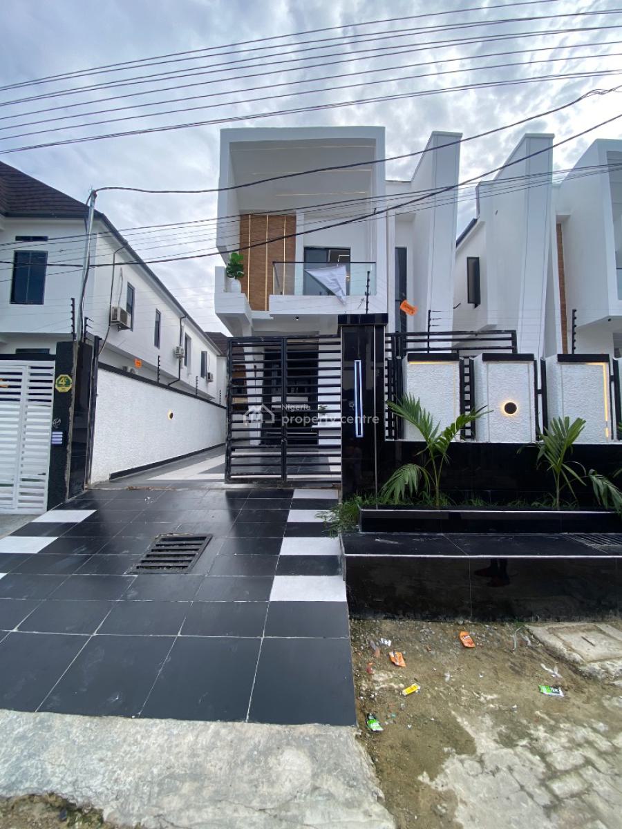 Newly Built 5bedroom Duplex Comes with Sweeping Plus Bq, Thamos Estate Before Abraham Adesanya Roundabout, Ajiwe, Ajah, Lagos, Detached Bungalow for Sale