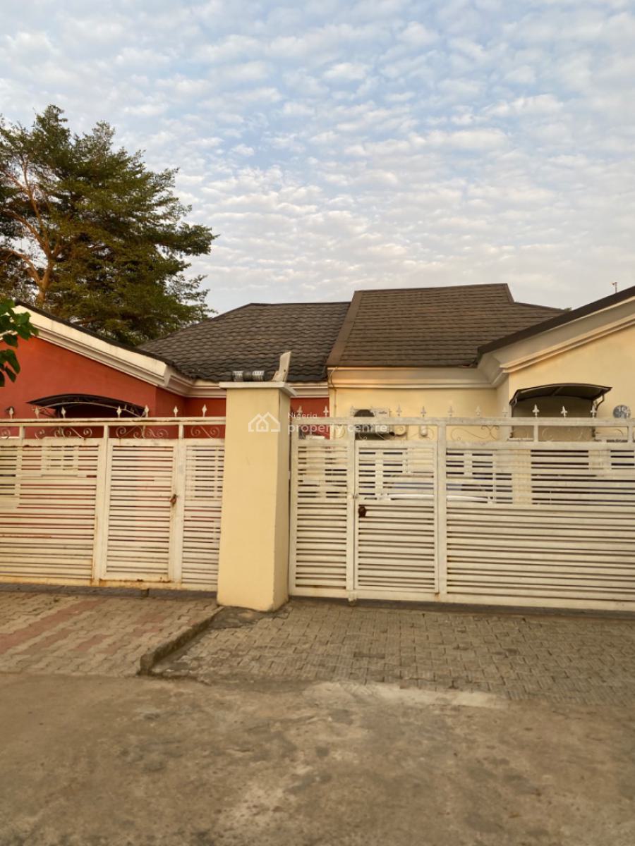 Luxury 3 Bedroom Bungalow with 1 Bedrooms Bq in a Secured Estate, Life Camp, Abuja, Semi-detached Bungalow for Rent