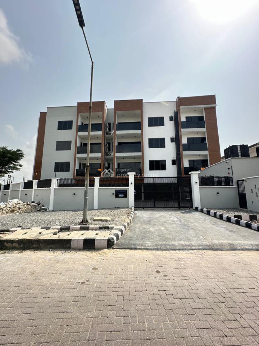 Spacious 3 Bedroom Apartment with Bq, Elevator,  Pool, Gym and Acs, in a Gated Estate in Lekki Phase 1, Lekki, Lagos, Block of Flats for Sale