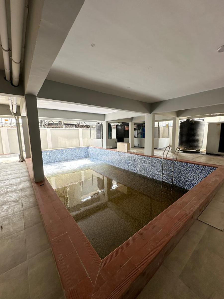 Spacious 3 Bedroom Apartment with Bq, Elevator,  Pool, Gym and Acs, in a Gated Estate in Lekki Phase 1, Lekki, Lagos, Block of Flats for Sale