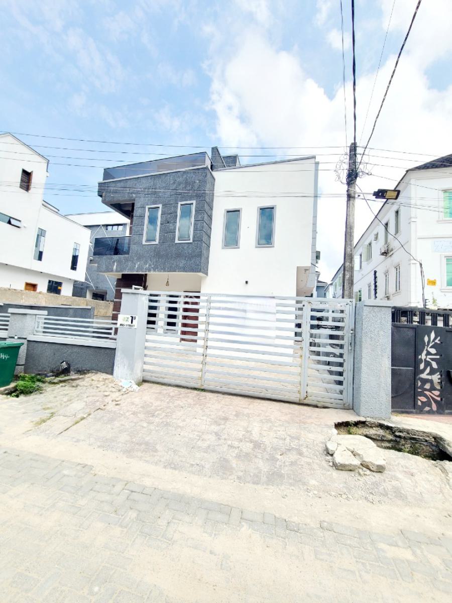 Exquisitely Finished 5 Bedroom Detached Duplex with Rooftop Loun & 1bq, Ikota Gra Estate, Ikota, Lekki, Lagos, Detached Duplex for Rent