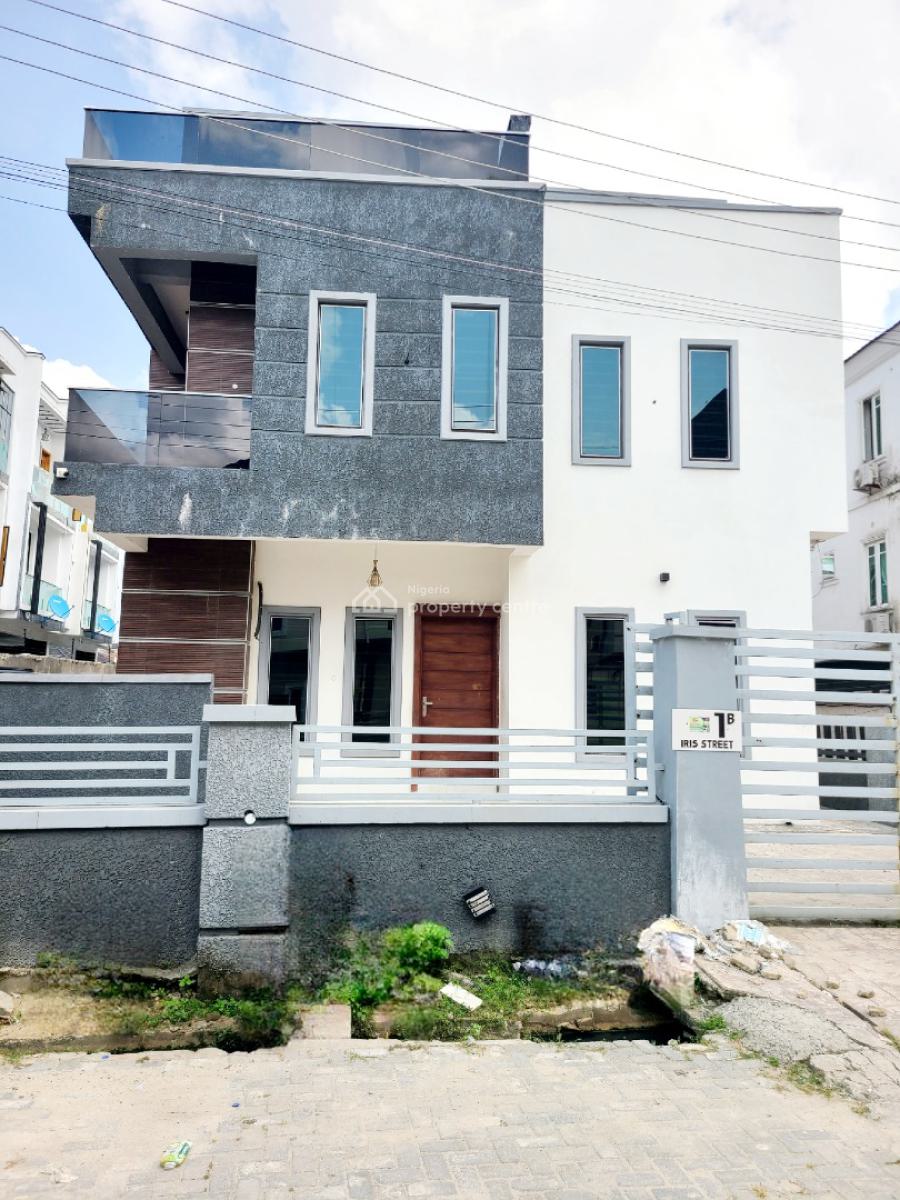 Exquisitely Finished 5 Bedroom Detached Duplex with Rooftop Loun & 1bq, Ikota Gra Estate, Ikota, Lekki, Lagos, Detached Duplex for Rent