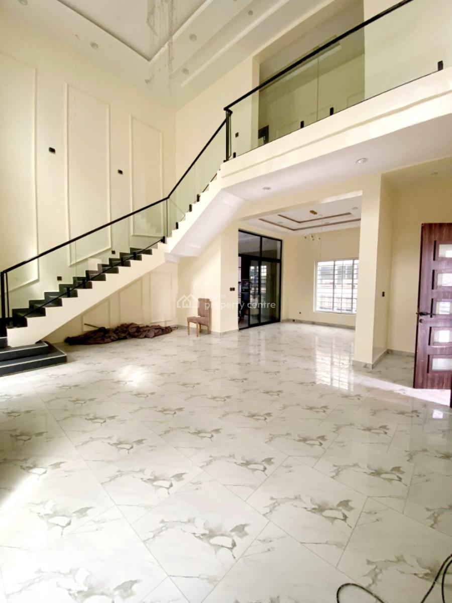 Exquisitely Finished 5 Bedroom Detached Duplex with Rooftop Loun & 1bq, Ikota Gra Estate, Ikota, Lekki, Lagos, Detached Duplex for Rent