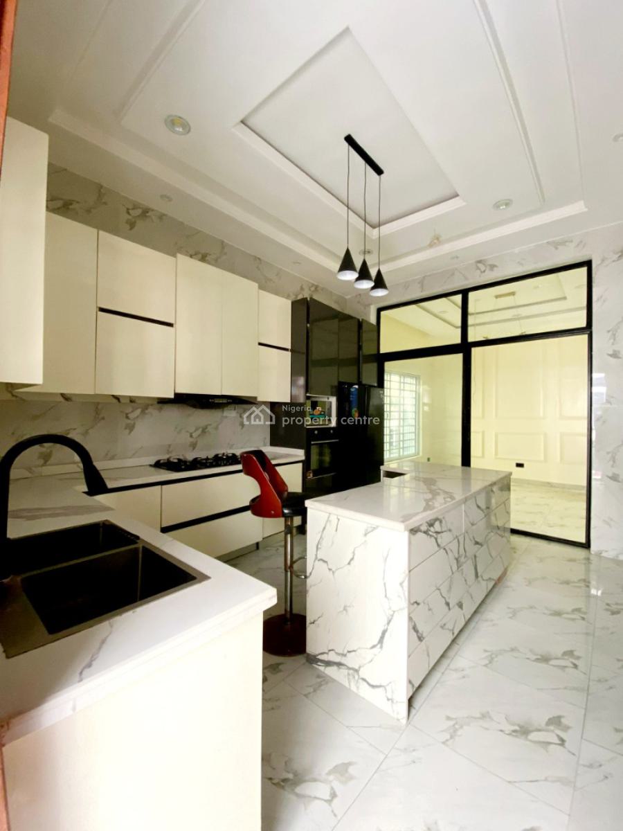 Exquisitely Finished 5 Bedroom Detached Duplex with Rooftop Loun & 1bq, Ikota Gra Estate, Ikota, Lekki, Lagos, Detached Duplex for Rent