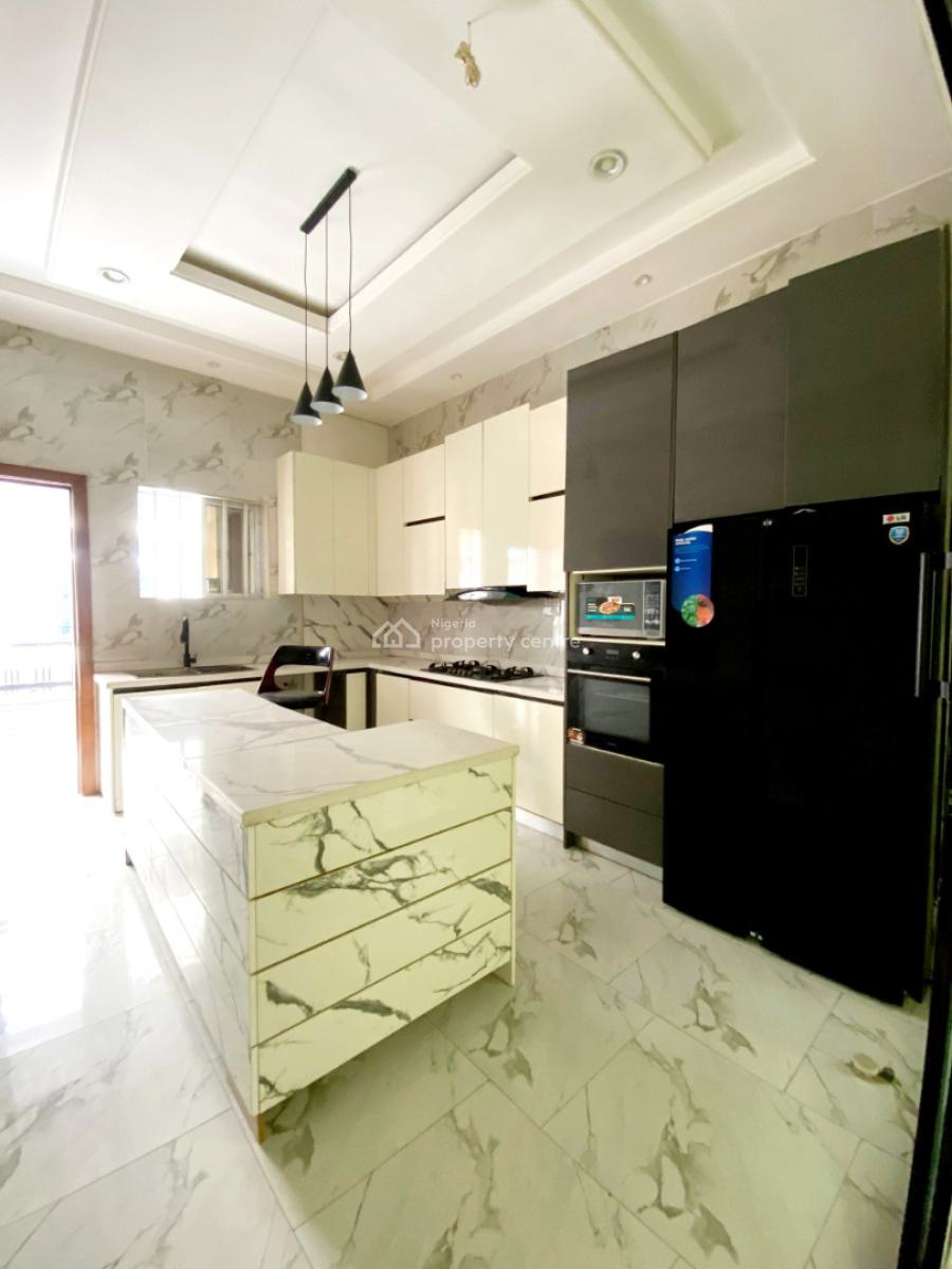 Exquisitely Finished 5 Bedroom Detached Duplex with Rooftop Loun & 1bq, Ikota Gra Estate, Ikota, Lekki, Lagos, Detached Duplex for Rent