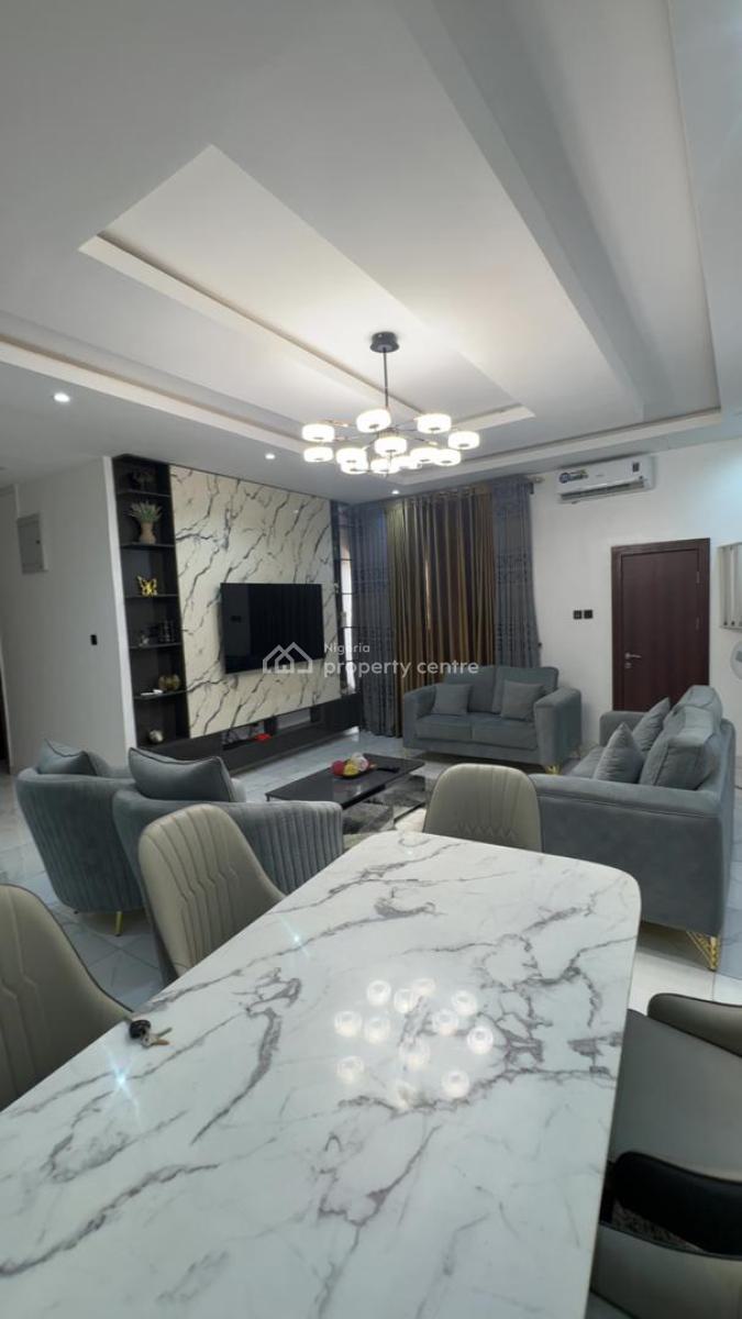 Newly Built Furnished & Serviced 3 Bedrooms Apartment, Upstairs., Off Freedom Way, Lekki Phase 1, Lekki, Lagos, House for Rent