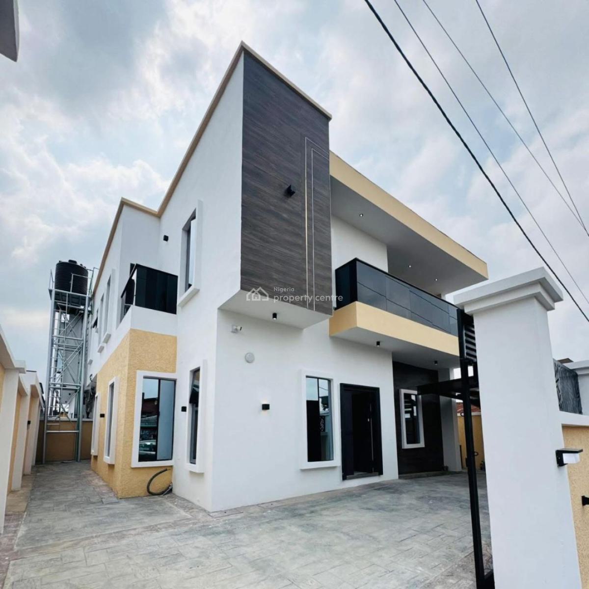 Brand New 4 Bedroom Fully Detached Home + Maids Room, Off College Road, Ogba, Ikeja, Lagos, Detached Duplex for Sale