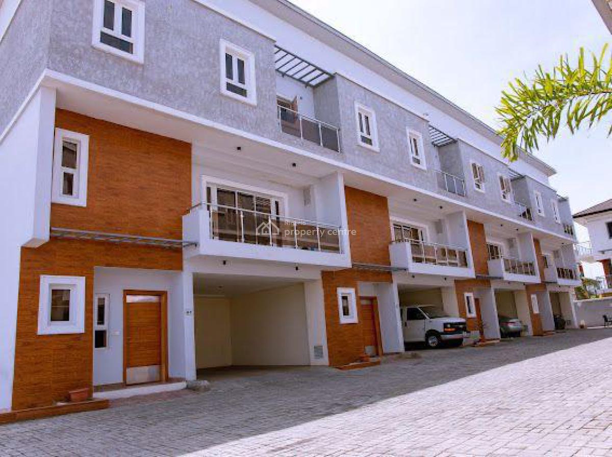 Luxury 4-bedroom Terrace with 1 Room  with Excellent Facility, Phase 1, Lekki, Lagos, Terraced Duplex for Rent