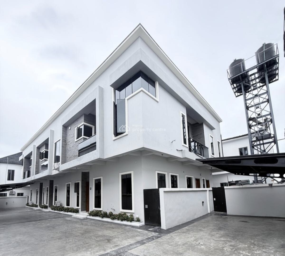 Spacious 4bedroom Semi Detached Duplex with Bqh, Ikota By J J Apartment, Ikota, Lekki, Lagos, Semi-detached Duplex for Rent