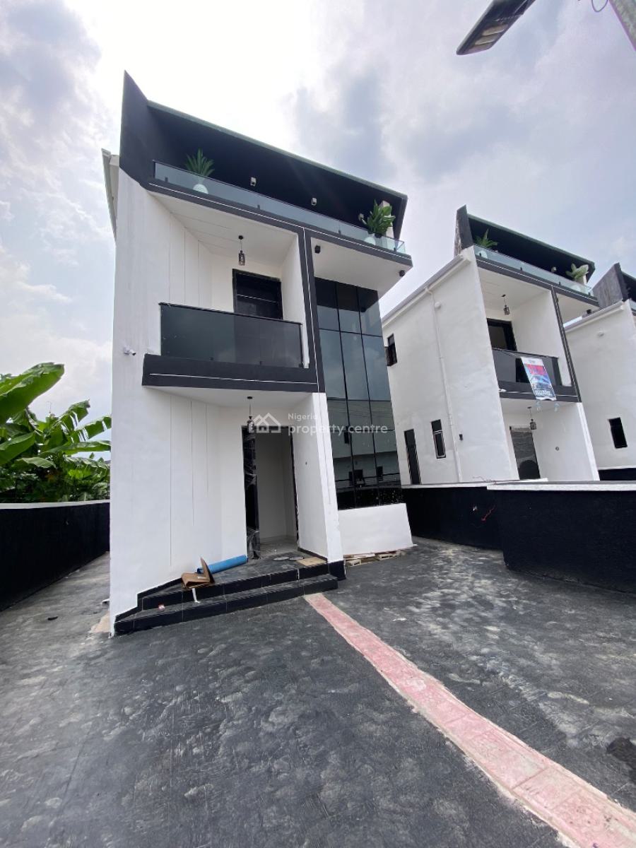 Newly Built 5bedroom Duplex Comes with Bq, Secure Gated Estate By Blenco Supermarket, Sangotedo, Ajah, Lagos, Detached Duplex for Sale