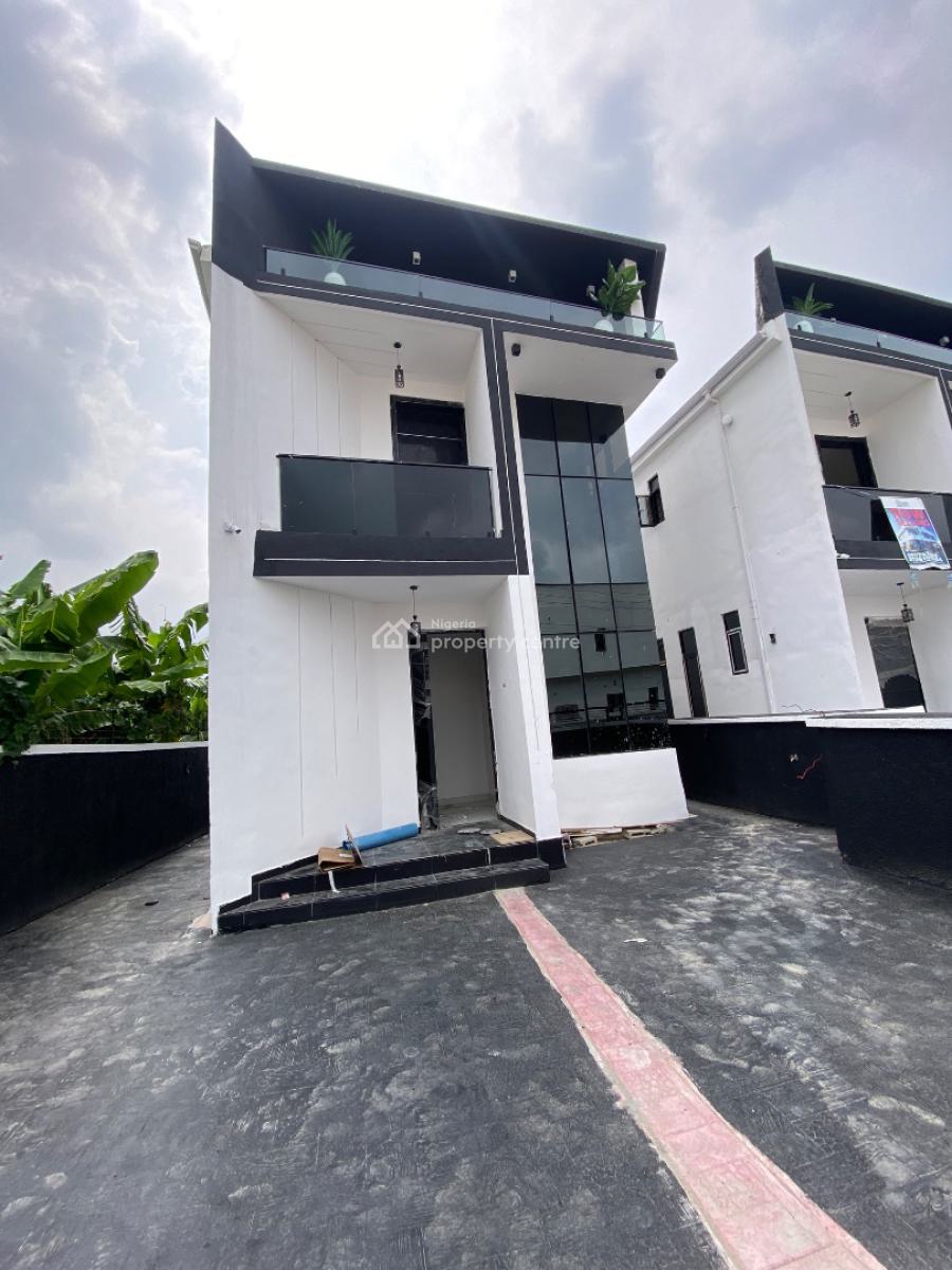 Newly Built 5bedroom Duplex Comes with Bq, Secure Gated Estate By Blenco Supermarket, Sangotedo, Ajah, Lagos, Detached Duplex for Sale