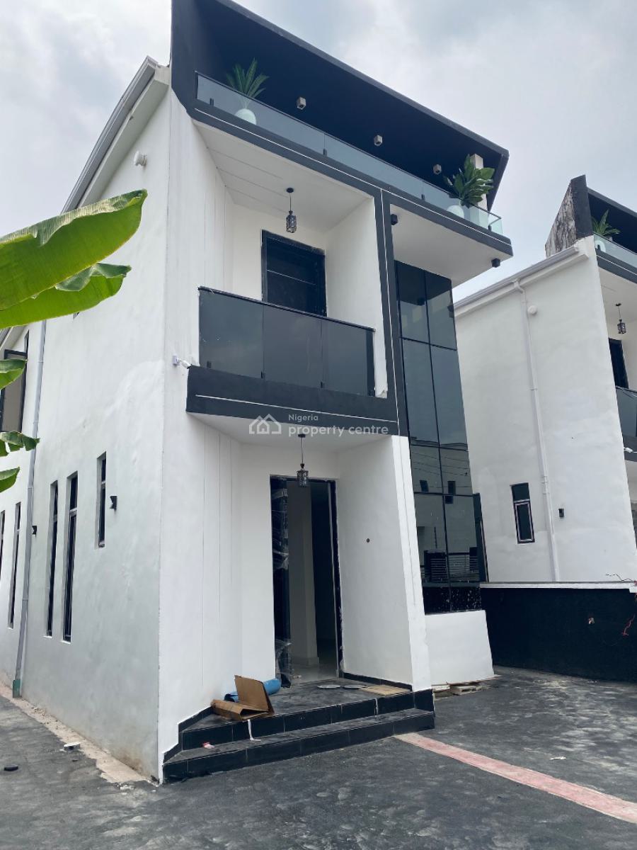 Newly Built 5bedroom Duplex Comes with Bq, Secure Gated Estate By Blenco Supermarket, Sangotedo, Ajah, Lagos, Detached Duplex for Sale